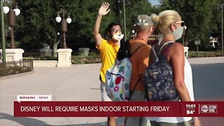 Walt Disney World requiring masks indoors again, regardless of vaccination status