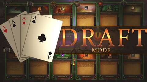 Draft Mode: Pick Skill Cards and Draft your Warcraft Hero!