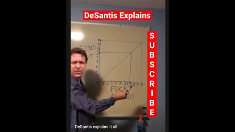 DeSantis explains it all