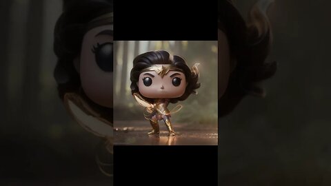 Funko Wonder Woman in The Flash movie 2023 - AI Art #shorts#shortvideos#Funko#WonderWoman#TheFlash