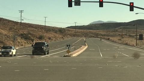 Runaway tumbleweeds create unique road hazard