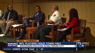 NFL players discuss policing in Baltimore City