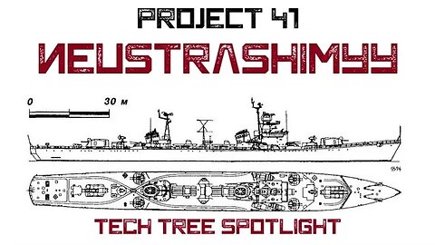 World of Warships Legends Tech Tree Spotlight: Neustrashimy