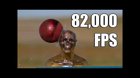 400 MPH Bowling Ball to the Dome - The Slow Mo Guys