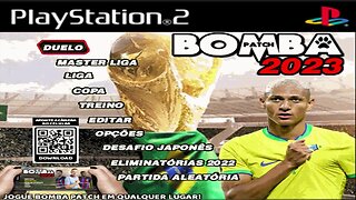 BOMBA PATCH 2023 (PS2) COPA DO MUNDO GEOMATRIX DOWNLOAD ISO GRÁTIS