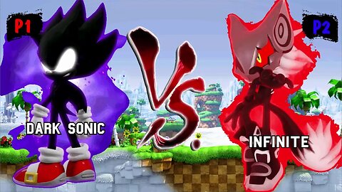 Dark Sonic VS Infinite I Sonic Battle Mugen v3