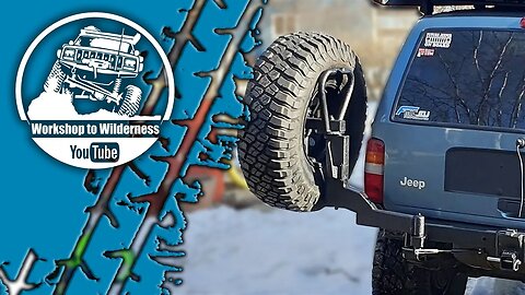 Painting my Jeep XJ Tire Carrier with Upol Raptor Liner