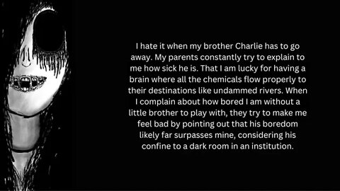 I hate it when my brother Charlie has to go away