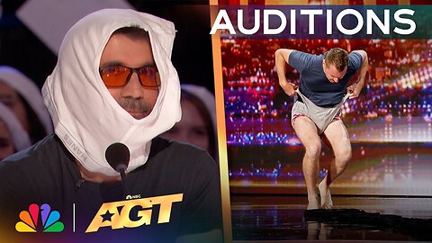 Nick Manning Attempts To Break TWO Guinness World Records Titles! | Auditions | AGT 2024
