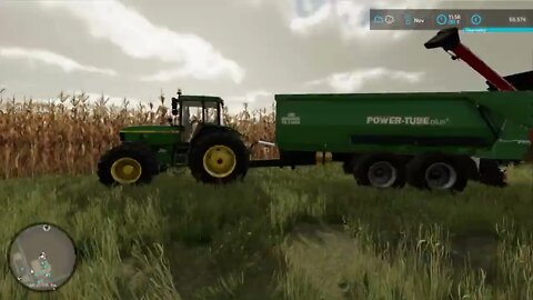 Harvesting Corn at Iowa Farm Part 4 - FARMING SIMULATOR 22 - Timelapse
