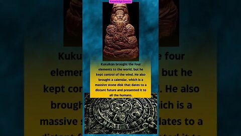 Kukulkán, the Mayan feathered serpent god