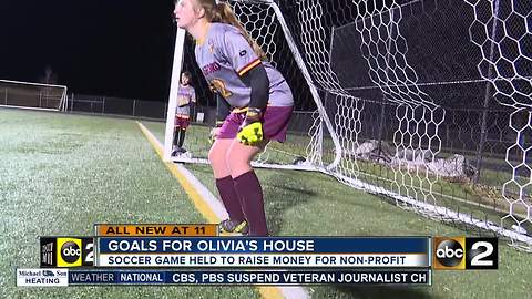 A grieving family scores goals for Olivia's House