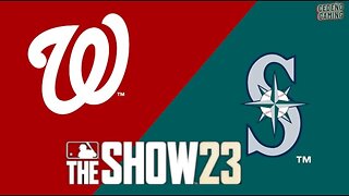 MLB The Show 23 Nationals vs Mariners Gameplay PS5