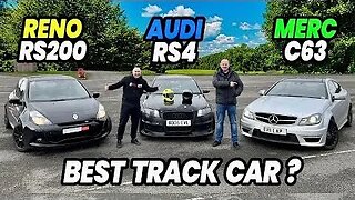 Clio RS200 v Audi B7 RS4 v Merc W204 C63 - Which is the best track car?