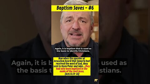 Baptism Saves #6 - Acts 8 and Baptism - #shorts