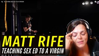 Matt Rife ~ Teaching Sex Ed to a Virgin ~ REACTION ~ Oh my goodness...