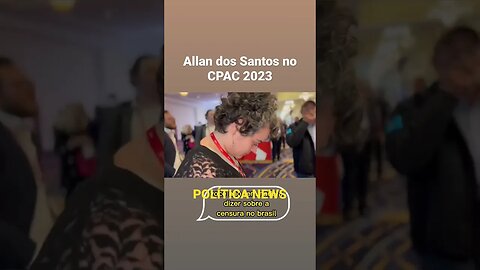Alan dos Santos faz pergunta pra jornalistas nos Eua
