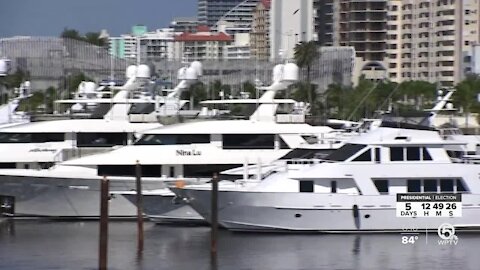 Reeling in business at the boat show in Fort Lauderdale