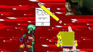 SpongeBob SquarePants Characters (SpongeBob, Squidward, And DoodleBob) VS Foxy In An Epic Battle