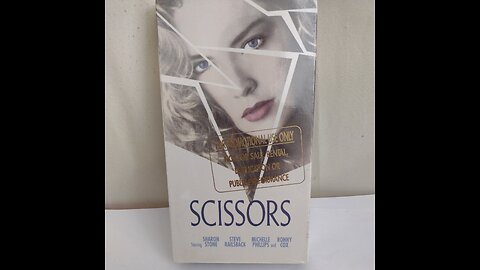 Opening to Scissors (1991) Screener VHS