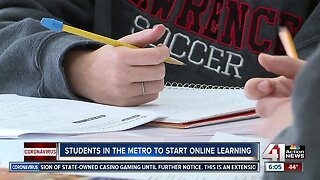 Students in the metro to start online learning