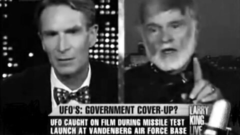 Dr. Bob Jacobs vs skeptic Bill Nye on the incident of a UFO caught on film during missile test, 1964