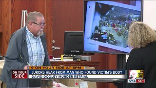 Jurors hear from man who found victim's body