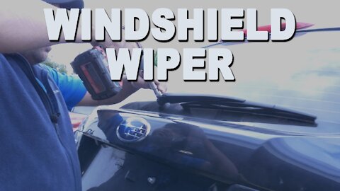 Rear windshield wiper removal and replacement - 2016 Subaru Forester
