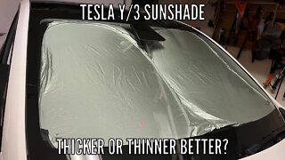 Tesla Y / 3 Sunshade Comparison