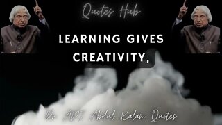 One of the Most Inspiring Quotes from APJ Abdul Kalam || Quotes Hub