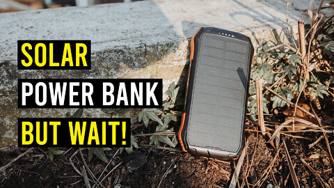 Watch this video before you buy! Solar Power Bank with LED