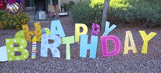 Henderson girl celebrates drive-by birthday