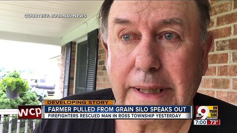 Farmer rescued from grain silo speaks out