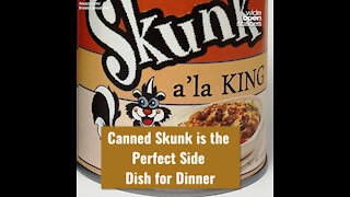 Canned Skunk is the Perfect Side Dish for Christmas Dinner