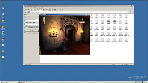 ReactOS running Harry Potter and the Sorcerer's Stone