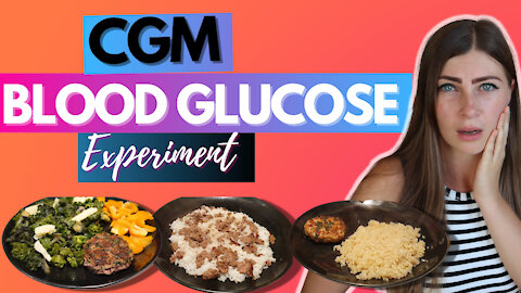 Continuous Glucose Monitor (CGM) Blood Glucose Experiment - [KETO vs BAD CARBS vs GOOD CARBS]