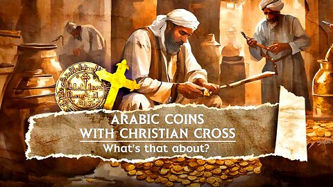 Arabic Coin with the Christian Cross