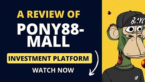 A Review of Pony88-Mall Investment Platform (Watch before investing) #pony88 #pony #investment #hyip