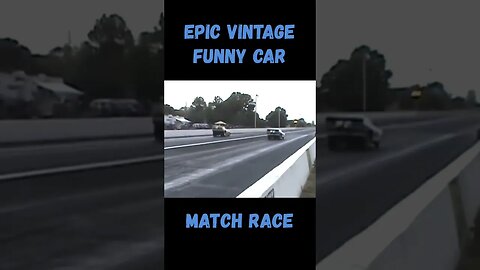 Epic Vintage Blown Funny Car Match Race! Full Send! #shorts
