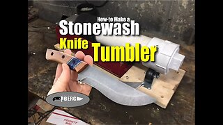How to make a Stonewash Knife Tumbler by Berg Knife Making