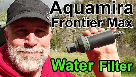 Aquamira Frontier Max Back Country Water Filtration System