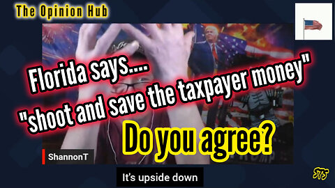 "Shoot and save the taxpayer money" says Florida. Do you agree? #theOpinionHub