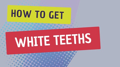 HOW TO GET WHITE TEETH (FAST) !!!