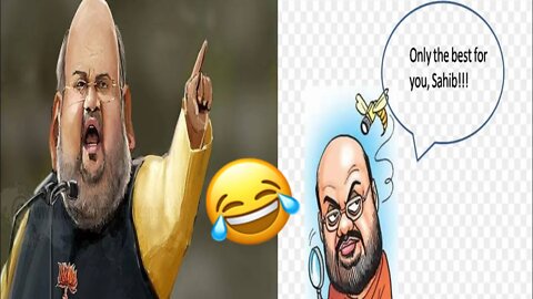 Amit Shah Epic Moment Amit Shah Funny | Being Honest Godi Media