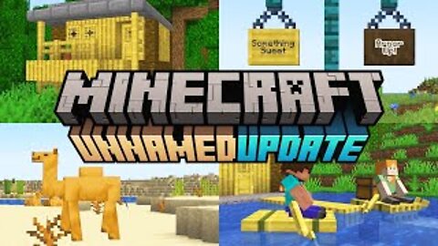 Minecraft 1.20 : Camels, Raft, Bamboo Blocks & 7 New Avatars!