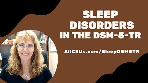 Sleep Disorders in the DSM-5-TR | Symptoms and Diagnosis