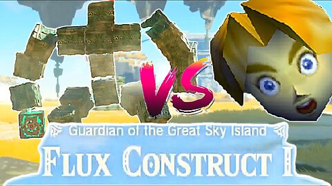 Defeating Guardian of the Great Sky Island (Flux Construct I) - Zelda: Tears of the Kingdom