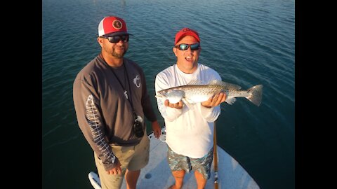 Catching Big Trout Fishing in Tampa Bay!