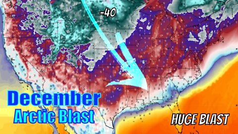 Huge December Arctic Blast Bringing More Severe Weather! - The WeatherMan Plus