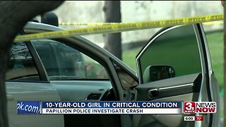 10-year-old girl in critical condition